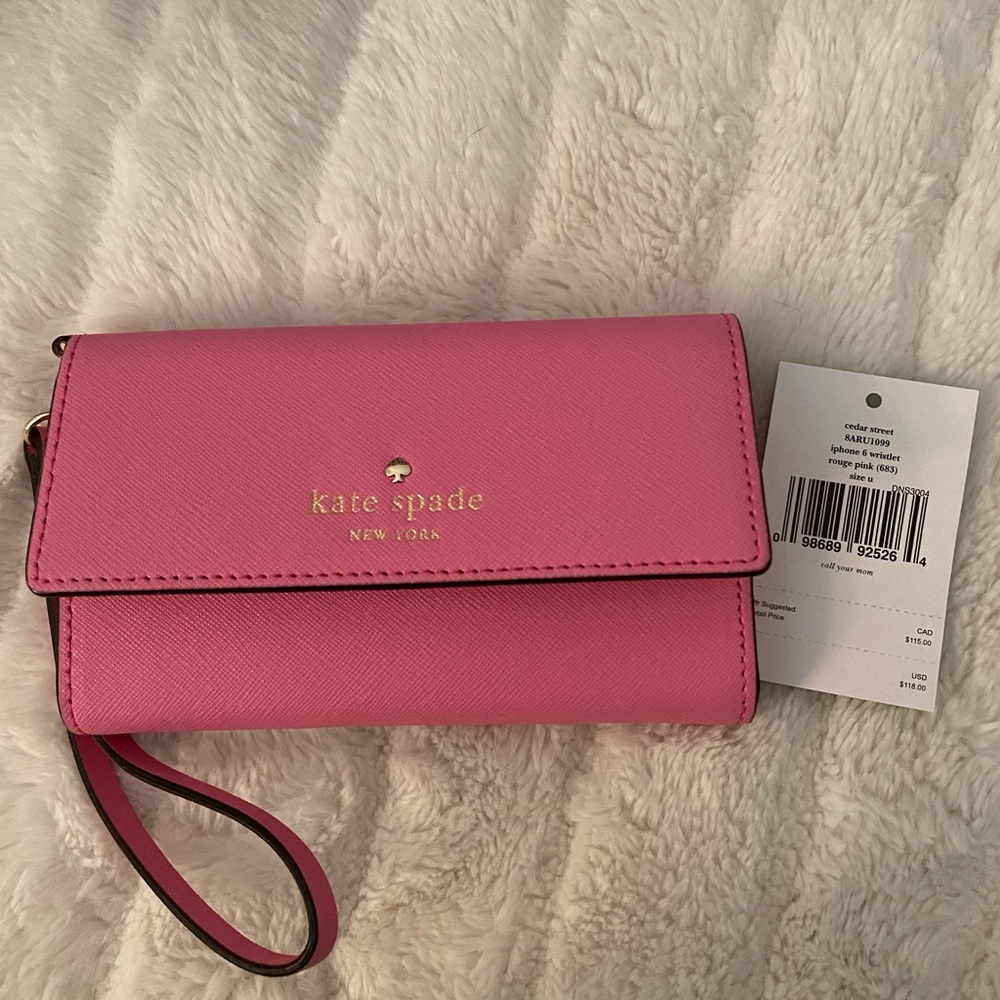 🎀 Kate Spade Cedar Street iPhone Wristlet | New!